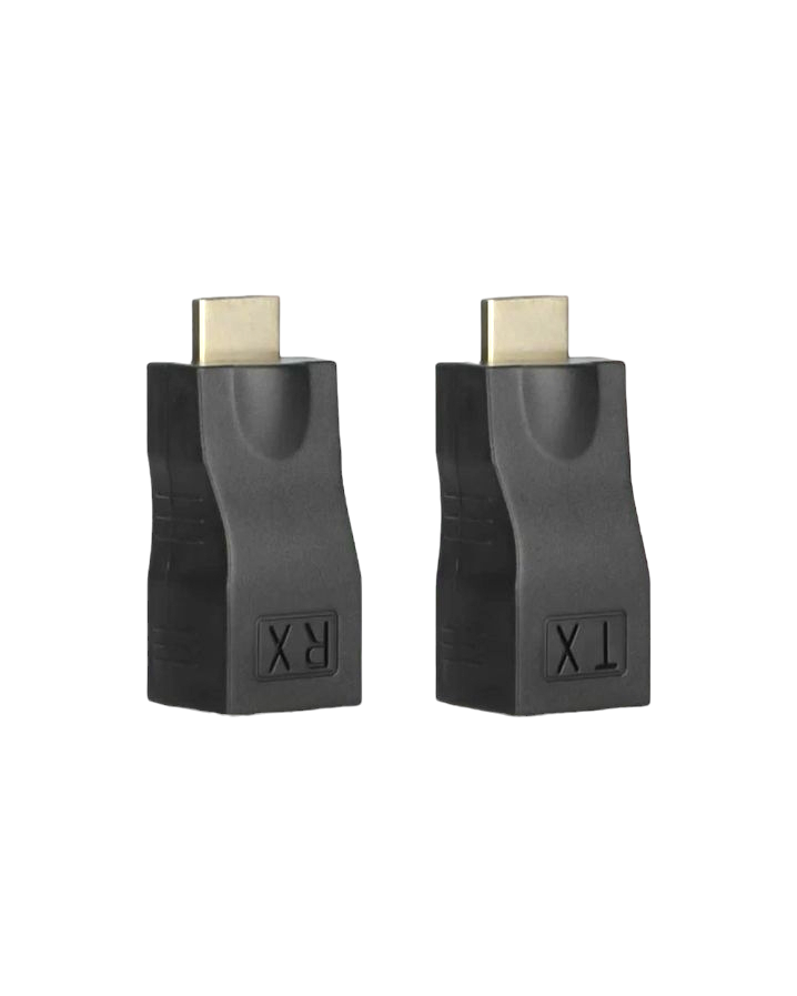 اكستيندر HDMI تحويلة من واير انترنيت RJ45 الى HDMI مسافة 20 متر (صورة فقط)