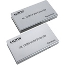 اكستيندر HDMI تحويلة من واير انترنيت RJ45 الى HDMI مسافة 120 متر (صورة+ماوس - دقة 4K)