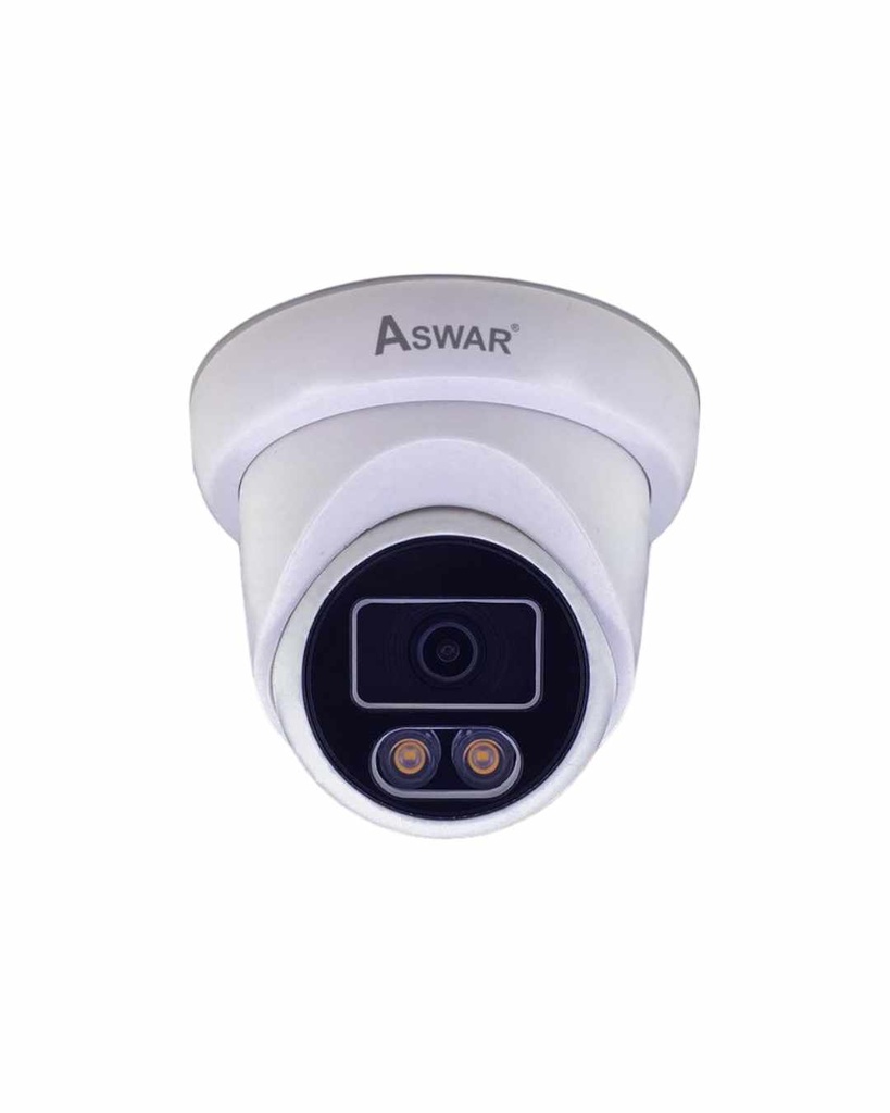 كاميرا سقفي ليلي ملون HDX 2MP عدسة 2.8mm شركة ASWAR