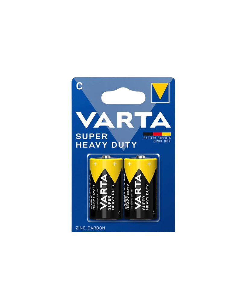 بطارية C Zinc-Carbon حجم وسط شركة VARTA