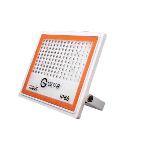 بروجكتر 100W واط ابيض مع حساس فوتوسيل شركة G-STAR