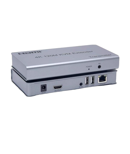 اكستيندر HDMI تحويلة من واير انترنيت RJ45 الى HDMI مسافة 120 متر (صورة+ماوس - دقة 4K)