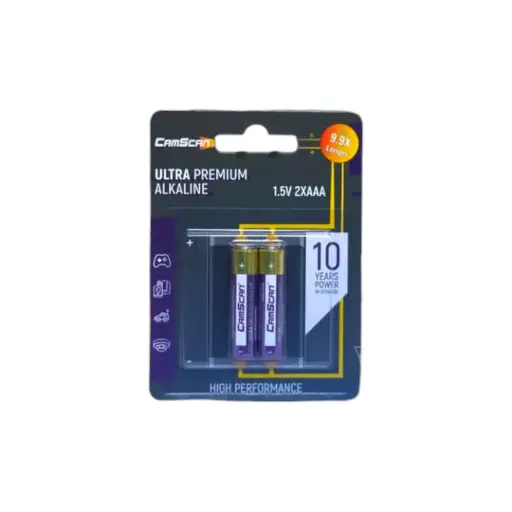 بطارية AAA ULTRA PREMIUM ALKALINE ريموت ثنائي شركة CAMSCAN