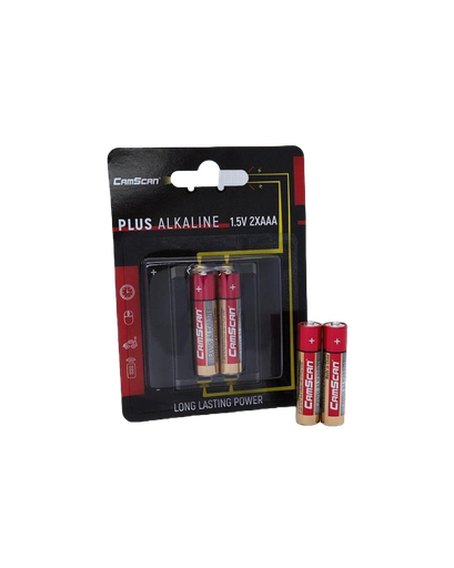 بطارية AAA PLUS ALKALINE ريموت ثنائي شركة CAMSCAN