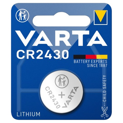 بطارية CR2430 LITHIUM شركة VARTA