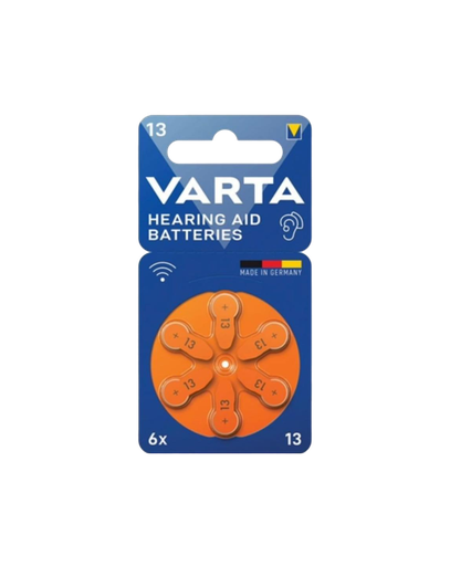 بطارية 13 HEARING AID لسماعات الاذن (6 قطع) شركة VARTA