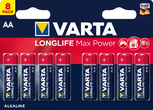 بطارية AA LongLife Max Power قلم ثماني شركة VARTA