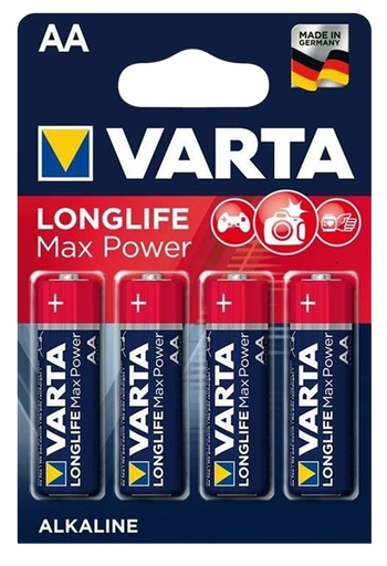 بطارية AA LongLife Max Power قلم رباعي شركة VARTA